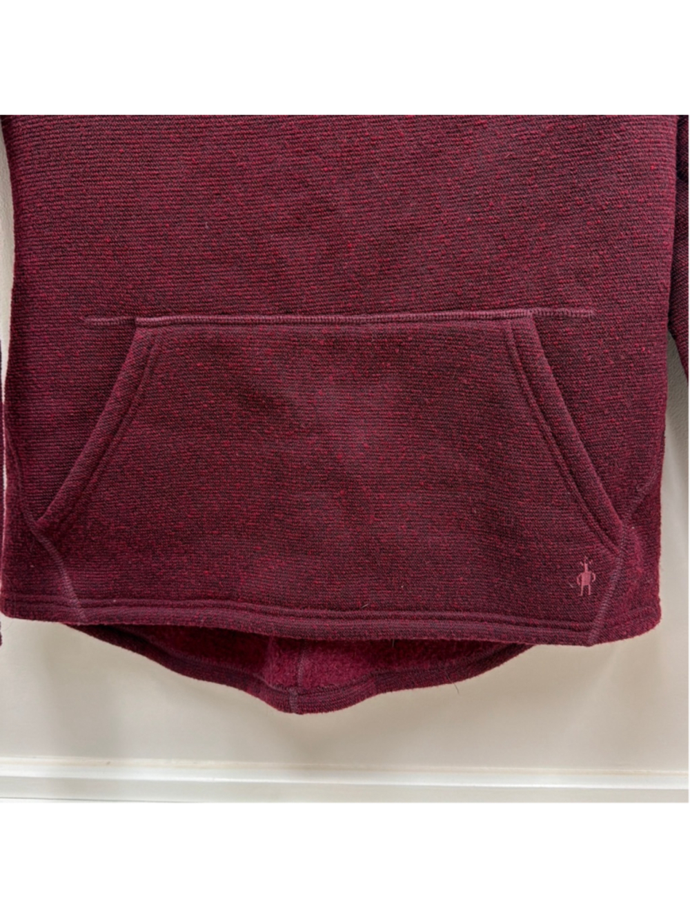 Smartwool Hudson Trail Pullover Fleece Sz Small in Tibetan Red! - Picture 5 of 8